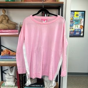 Lilly Pulitzer pink sweater.  Size Medium
